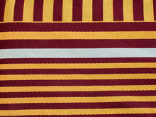 画像をギャラリービューアに読み込む, 半幅帯 新品 えんじ 黄 白 ストライプ リバーシブル 半巾帯 半帯 小袋帯 細帯 着物 帯 和装 和服 ポリエステル 洗える 浴衣 浴衣帯 女性 レディース ksクワ