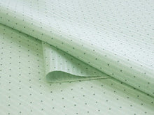 画像をギャラリービューアに読み込む, 本場縞大島 紬 夏正絹反物 フルオーダー付き グリーン地水玉柄 蛍草 つむぎ 送料無料 女性 レディース《urウイ》