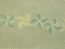 画像をギャラリービューアに読み込む, 半幅帯 長尺 薄グリーン色地風車柄 リバーシブル anan アンアン ブランド 新品 半巾帯 半帯 小袋帯 細帯 着物 帯 和装 和服 ポリエステル 洗える 浴衣 浴衣帯 女性 レディース あす楽 ktうく KZ