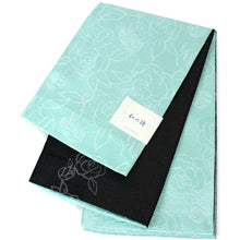 画像をギャラリービューアに読み込む, 浴衣帯 半幅帯 レディース 安い ブルー 水色 薔薇 バラ ラメ 単品 リバーシブル 女性 小袋帯 細帯 ゆかた 帯 アレンジ 両面 シンプル 【yukata_d19】