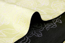 画像をギャラリービューアに読み込む, 浴衣帯 半幅帯 レディース 安い イエロー 黄色 薔薇 バラ ラメ 単品 リバーシブル 女性 小袋帯 細帯 ゆかた 帯 アレンジ 両面 シンプル