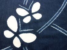 画像をギャラリービューアに読み込む, 浴衣 反物 お仕立て付き 綿麻 京 帽子絞り 紺色地 蝶 女性 レディース 和装 和服 浴衣 ゆかた 2022 夏 夏祭り 花火大会 送料無料 ktウク