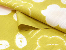 画像をギャラリービューアに読み込む, 浴衣 反物 お仕立て付き 綿麻 京 帽子絞り からし色地 梅 女性 レディース 和装 和服 浴衣 ゆかた 2022 夏 夏祭り 花火大会 送料無料 ktウク