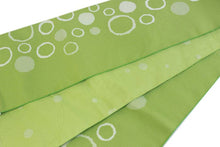 画像をギャラリービューアに読み込む, 浴衣帯 半幅帯 レディース 安い 黄緑地ドット 単品 リバーシブル 女性 小袋帯 細帯 ゆかた 帯