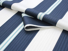 画像をギャラリービューアに読み込む, 正絹 小紋 反物 丹後ちりめん フルオーダー 仕立て付き 着物 和装 和服 白地青系ストライプ柄 モダンデザイン 単品 女性 レディース 送料無料 hbワオ