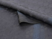 画像をギャラリービューアに読み込む, 夏着物正絹小紋反物 フルオーダー 仕立て付き 濃紺地菱地紋柄 モダンデザイン 紗 単品 女性 レディース 送料無料 hbワオ