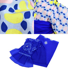 画像をギャラリービューアに読み込む, 子供 浴衣 セット 女の子 100 110 120 130 4歳 5歳 6歳 7歳 兵児帯 ゆかた 2点 こども ゆかた おしゃれ 北欧柄 デザイン 幼稚園 保育園 ガールズ 小学生 七夕 花火大会 夏祭り 和服 omチラ SDGs