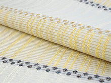 画像をギャラリービューアに読み込む, 夏 袋帯 絽 絹 西陣織 白地 薄ブルー ゴールド 横段縞 お仕立て付き フォーマル 和装 和服 帯 女性 レディース 夏物 夏用 日本製 送料無料 omクワ