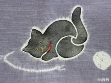 画像をギャラリービューアに読み込む, 浴衣 帯 レディース 単品 大人 半幅帯 送料無料 綿麻 京の帽子絞り 薄藤色地猫柄 女性 浴衣帯 半巾帯 2022 女性 和装帯 オリジナルNo.2 ktラニ