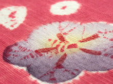 画像をギャラリービューアに読み込む, 浴衣 帯 レディース 単品 大人 半幅帯 送料無料 綿麻 京の帽子絞り コーラルピンク地梅柄 女性 浴衣帯 半巾帯 2022 女性 和装帯 オリジナルNo.6 ktラニ