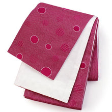 画像をギャラリービューアに読み込む, 洗える夏半幅帯 赤ピンク地水玉柄 単品 涼しげな帯 女性用 木綿や夏着物にも 《obクワ》