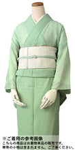 画像をギャラリービューアに読み込む, 色無地 洗える着物 縦紗 M Lサイズ 青緑色 ベージュ 紫 水色 ピンク グリーン 紺 8色 仕立て上がり 盛夏の着物 夏用 お手入れ簡単 送料無料