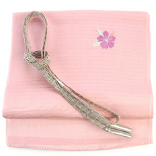 画像をギャラリービューアに読み込む, 帯揚げ 帯締め セット 夏 絽 夏用 正絹 夏着物 ピンク 萩 流水 ハイビスカス 刺繍 帯揚げ グリーン ベージュ ピンク レース 平組 女性 レディース 着物 和装小物 帯〆 2点セット クチ DM便可能