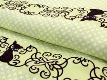 画像をギャラリービューアに読み込む, 洗える着物 セット 単衣 4点 セット レディース 小紋 送料無料 あす楽 Mサイズ モダン レトロ 女性 緑 猫 水玉 クリーム色 リボン 着物セット 洗える着物 単衣 名古屋帯 帯揚げ 帯締め 洗える着物 セット 和装 和服