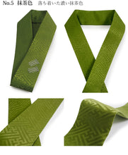 画像をギャラリービューアに読み込む, 重ね衿 伊達衿 正絹 訪問着 付下げ 色無地 向き 11色 ピン 2個付き 紗綾型 ピンク からし イエロー グリーン ネイビー パープル レッド 日本製 女性 着物 結婚式 七五三 卒業式 入学式 成人式 重ね襟 伊達襟 フォーマル レディース