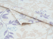 画像をギャラリービューアに読み込む, 着物 反物 洗える着物 レディース セミオーダー付 送料無料 XS S M L XL サイズ 袷 単衣 オフホワイト 桃色 桜 小鳥 鈴 みすゞうた 金子 みすゞ 和装 和服 レディース 女性 小紋 送料無料 着物 反物 きもの セール対象外 Kt09ふく