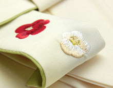 画像をギャラリービューアに読み込む, 卒業式 袴 単品 購入 販売 女性 椿 刺繍 ぼかし グラデーション レトロモダン 白 緑 ピンク マスタードイエロー S M L LL はかま レディース 大人 ジュニア 可愛い ktおら PP セール対象外