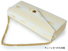 画像をギャラリービューアに読み込む, 草履バッグセット レディース 24.0cm 24.5cm 25.0cm Lサイズ 礼装用 洒落用 両用 フォーマル カジュアル 白 ゴールド ぞう ゾウ エキゾチック柄 二枚芯 ぞうり バック 女性 和装 和服 着物 送料無料 セール