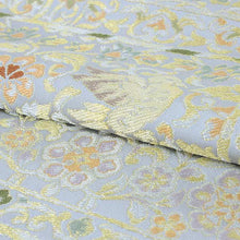 画像をギャラリービューアに読み込む, 袋帯 正絹 西陣織 六通柄 未使用 織華佐竹謹製 仕立て付き 送料無料 新品 洒落用 グレー 花鳥紋 販売 女性 レディース 着物 和装 和服 訪問着 付け下げ 色無地 名門 伝統工芸 ふくろ帯 おしゃれ着 京都 urウニ