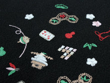 画像をギャラリービューアに読み込む, 半衿 刺繍 レディース 単品 あす楽 黒 正月 梅 松 竹 柄 半襟 ポリエステル 洗える 半えり 女性 和装小物 カジュアル 着物 おしゃれ 日本製 DM便 ラミエール kbくに