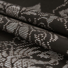 画像をギャラリービューアに読み込む, 奄美大島紬 着物 正絹 反物 仕立て付き 奄美織物謹製 未仕立て 未使用 新品 泥染 地空 茶色 こげ茶 ブラウン 鳳凰 宝相華 証紙付き しゃれ着 洒落 和服 和装女性 レディース urフニ 送料無料 日本製