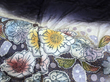 画像をギャラリービューアに読み込む, 訪問着 正絹 未仕立て 仮絵羽 黒 紫 辻が花訪問着 単品 仕立て付き ガード加工 足袋 プレゼント 新品 色 販売 購入 礼装 既婚 旅館 料亭 女将 仕事 パーティー 送料無料