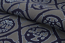 画像をギャラリービューアに読み込む, 竺仙 浴衣 反物 単品 綿 コーマ 注染 グレー地 紺 幾何学柄 細川クレヤー キングサイズ 男性 メンズ 大人 ゆかた ブランド 老舗 ちくせん 日本製 和装 和服 浴衣反物 CSワク セール対象外 送料無料