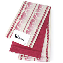 画像をギャラリービューアに読み込む, 帯 ゆかた帯 レディース 単品 ブランド 和つう watuu 間道 花 レッド レディース浴衣帯 リーシブル 半幅帯 女性 夏着物 和装 和服 レトロ KZ 大きいサイズ 長め 長尺 大人 KZ ktうく