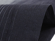 画像をギャラリービューアに読み込む, 浴衣 メンズ 単品 M L LLサイズ 近江ちぢみ ネイビー グレー 縞 グラデーション 仕立上がり 大人 紳士 男性 ゆかた 2022 和装 和服 浴衣のみ 夏祭り 花火大会 送料無料