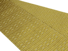 画像をギャラリービューアに読み込む, 浴衣 メンズ 角帯 単品 フリーサイズ 博多織 からし 斜め格子 リバーシブル 男性 紳士 着物 和装 和服 新品 日本製 送料無料 京都 omフチ