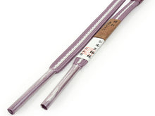 画像をギャラリービューアに読み込む, 帯締め 正絹 単品 印伝 藤色 白 黒 青海波 平組 洒落 レディース 着付け小物 女性 和装小物 日本製 撚り房 送料無料 kdコト