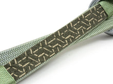 画像をギャラリービューアに読み込む, 帯締め 正絹 単品 印伝 グレー グリーン 毘沙門 亀甲 平組 洒落 レディース 着付け小物 女性 和装小物 日本製 撚り房 送料無料 kdコト