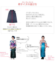 画像をギャラリービューアに読み込む, アッシュエル 洗える 二尺袖 袴 2点セット 刺繍入り 選べる8柄 桜 椿 菊 ストライプ 141cm〜170cm SS S M L LL ぼかし 女性 ジュニア レディース ショート丈 2尺袖 アッシュエル ブランド HL 卒業式 謝恩会 新品 着物 和装 和服 送料無料 PP BHくふ セール対象外