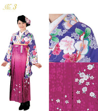 画像をギャラリービューアに読み込む, アッシュエル 洗える 二尺袖 袴 2点セット 刺繍入り 選べる8柄 桜 椿 菊 ストライプ 141cm〜170cm SS S M L LL ぼかし 女性 ジュニア レディース ショート丈 2尺袖 アッシュエル ブランド HL 卒業式 謝恩会 新品 着物 和装 和服 送料無料 PP BHくふ セール対象外