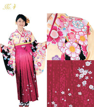 画像をギャラリービューアに読み込む, アッシュエル 洗える 二尺袖 袴 2点セット 刺繍入り 選べる8柄 桜 椿 菊 ストライプ 141cm〜170cm SS S M L LL ぼかし 女性 ジュニア レディース ショート丈 2尺袖 アッシュエル ブランド HL 卒業式 謝恩会 新品 着物 和装 和服 送料無料 PP BHくふ セール対象外