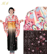 画像をギャラリービューアに読み込む, アッシュエル 洗える 二尺袖 袴 2点セット 刺繍入り 選べる8柄 桜 椿 菊 ストライプ 141cm〜170cm SS S M L LL ぼかし 女性 ジュニア レディース ショート丈 2尺袖 アッシュエル ブランド HL 卒業式 謝恩会 新品 着物 和装 和服 送料無料 PP BHくふ セール対象外