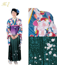 画像をギャラリービューアに読み込む, アッシュエル 洗える 二尺袖 袴 2点セット 刺繍入り 選べる8柄 桜 椿 菊 ストライプ 141cm〜170cm SS S M L LL ぼかし 女性 ジュニア レディース ショート丈 2尺袖 アッシュエル ブランド HL 卒業式 謝恩会 新品 着物 和装 和服 送料無料 PP BHくふ セール対象外
