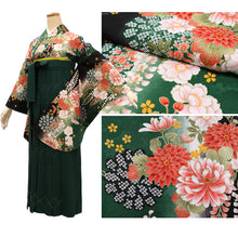 画像をギャラリービューアに読み込む, 卒業式 着物 二尺袖 単品 7柄 洗える ロング丈 フリーサイズ レディース フォーマル 和装 謝恩会 結婚式 十三参り 女性 ジュニア 袴 はかま 2尺袖