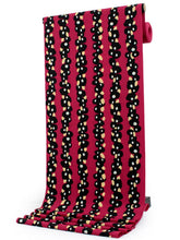 画像をギャラリービューアに読み込む, 着物 洗える着物 反物 レディース セミオーダー 仕立て付 XS S M L XL サイズ 袷 単衣 赤 黒 椿 ストライプ ライン 永楽屋 アンティークデザイン 和装 和服 女性 小紋 セール対象外 送料無料 きもの 羽織 コート KZ ktふい