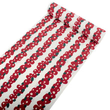 画像をギャラリービューアに読み込む, 着物 洗える着物 反物 レディース セミオーダー 仕立て付 XS S M L XL サイズ 袷 単衣 白 赤 椿 ストライプ ライン 永楽屋 アンティークデザイン 和装 和服 女性 小紋 セール対象外 送料無料 きもの 羽織 コート KZ ktふい