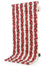 画像をギャラリービューアに読み込む, 着物 洗える着物 反物 レディース セミオーダー 仕立て付 XS S M L XL サイズ 袷 単衣 白 赤 椿 ストライプ ライン 永楽屋 アンティークデザイン 和装 和服 女性 小紋 セール対象外 送料無料 きもの 羽織 コート KZ ktふい