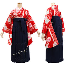画像をギャラリービューアに読み込む, 袴セット 卒業式 小学生 大学生 女性 女の子 購入 全5種類 二尺袖 着物 刺繍 袴 セット 2点セット 黒 ジュニア 袴 セット 卒業 謝恩会 着付け コスプレ 送料無料 和装 和服 レディース 2022