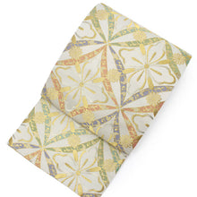 画像をギャラリービューアに読み込む, 袋帯 フォーマル 全通 薄クリーム 金 銀 カラフル 七宝 花菱 菊 礼装用 仕立て上がり 訪問着 色無地 振袖 新品 未使用 日本製 レディース 女性 着物 帯 入学式 卒業式 成人式 和装 和服 ポリエステル 送料無料 KZ tkこに