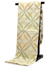 画像をギャラリービューアに読み込む, 袋帯 フォーマル 全通 薄クリーム 金 銀 カラフル 七宝 花菱 菊 礼装用 仕立て上がり 訪問着 色無地 振袖 新品 未使用 日本製 レディース 女性 着物 帯 入学式 卒業式 成人式 和装 和服 ポリエステル 送料無料 KZ tkこに