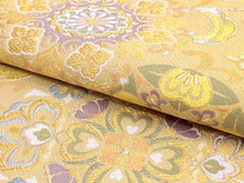 画像をギャラリービューアに読み込む, 袋帯 フォーマル 全通 金 花紋 唐草 宝相華 七宝 礼装用 仕立て上がり 訪問着 色無地 新品 未使用 日本製 レディース 女性 着物 帯 入学式 卒業式 和装 和服 ポリエステル 送料無料 KZ tkこに