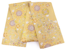 画像をギャラリービューアに読み込む, 袋帯 フォーマル 全通 金 花紋 唐草 宝相華 七宝 礼装用 仕立て上がり 訪問着 色無地 新品 未使用 日本製 レディース 女性 着物 帯 入学式 卒業式 和装 和服 ポリエステル 送料無料 KZ tkこに