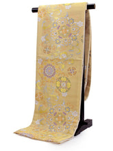 画像をギャラリービューアに読み込む, 袋帯 フォーマル 全通 金 花紋 唐草 宝相華 七宝 礼装用 仕立て上がり 訪問着 色無地 新品 未使用 日本製 レディース 女性 着物 帯 入学式 卒業式 和装 和服 ポリエステル 送料無料 KZ tkこに
