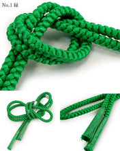 画像をギャラリービューアに読み込む, 帯締め 丸組 正絹 単品 暖色系 選べる 12色 緑 白 黄 赤 ピンク カジュアル 通年 丸締め 和装小物 女性 レディース DM便発送可能 送料無料対象外 セール対象外 KZ wgふち