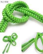 画像をギャラリービューアに読み込む, 帯締め 丸組 正絹 単品 暖色系 選べる 12色 緑 白 黄 赤 ピンク カジュアル 通年 丸締め 和装小物 女性 レディース DM便発送可能 送料無料対象外 セール対象外 KZ wgふち