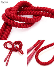 画像をギャラリービューアに読み込む, 帯締め 丸組 正絹 単品 暖色系 選べる 12色 緑 白 黄 赤 ピンク カジュアル 通年 丸締め 和装小物 女性 レディース DM便発送可能 送料無料対象外 セール対象外 KZ wgふち